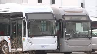 比亚迪K11M出口导向的电动公车。 BYD ELECTRICITY NON-STEP BUS SERIES K11M.