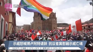 秘鲁民怨沸腾再爆示威  施压新总统下台还政于民【2023.01.20 八度空间午间新闻】
