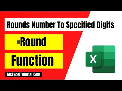 How To Use The Round Function In Excel