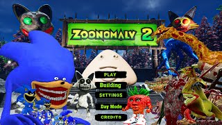 Zoonomaly is terrifying: Crazy Sonic, evil Pou, bloodthirsty cats and Zoochosis unleashed like hell!
