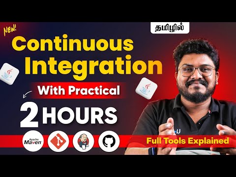 Continuous Integration Tools  ( Maven  & Jenkins & GIT &  GITHUB  ) |  in தமிழ்