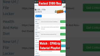 Fastest $100/day with cpa marketing #shorts #cpamarketing #cpagrip