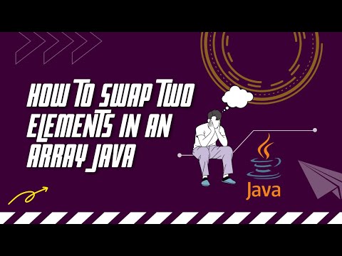 How to swap two elements in an array java || swapping of two numbers in array