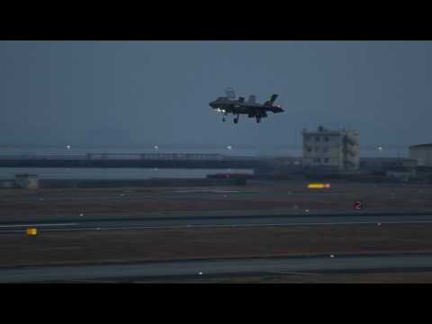 更多的F-35B戰機抵達日本岩國基地