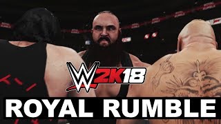 WWE 2K18 Royal Rumble Triple Threat Simulation