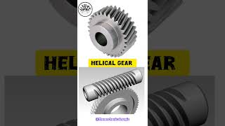 Helical Gear ⚙️⚙️⚙️ #mechanicalengineering #gearsystem  #helicalgear