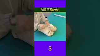 帽衫/毛衣/棉服/大衣/袜子收纳方法5 #衣服叠法 #folding #clothing #howtofold