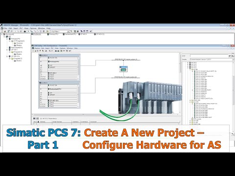 Simatic PCS 7 Part 1: Create New Project And Configure Hardware For AS