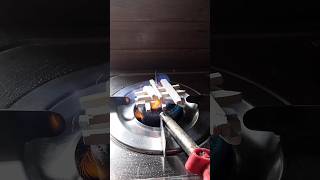 slate pencil fire 🔥 on stove 😔! #viral #shorts #viralshort  #viralshortvideo