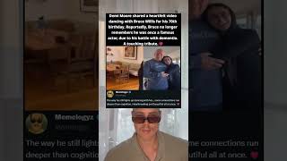 Demi Moore shared a heartfelt video dancing with Bruce Willis for his 70th birthday