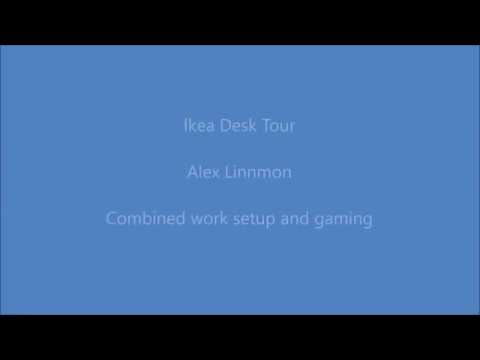 Ikea Linnmon Desk Setup Tour