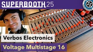 Verbos Electronics: Voltage Multistage 16 Sequencer - Superbooth 25
