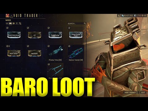 Good Boosters And Prime Shotgun Mods! Baro Ki'Teer Items!