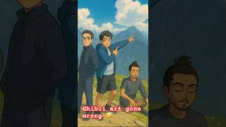 Ghibli Art FAIL – I Can't Stop Laughing! #shorts #GhibliFail#GhibliAI#viralshort