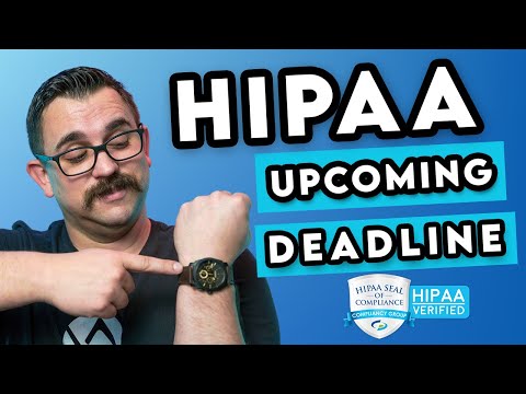 NEW HIPAA DEADLINE!!! Security Risk Assessment Due December 31st.