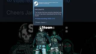 Steam Support took it personally 💀