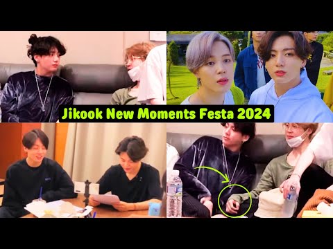 JIKOOK New Moments FESTA 2024 ! Jikook being Cuddly in the New Bangtan Bomb