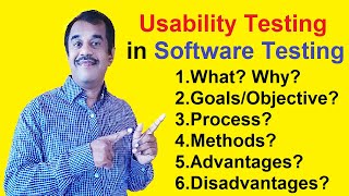 usability testing in software testing | advantages | disadvantages | methods process | testingshala