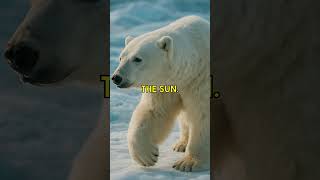"Unveiling Polar Bears: Transparent Fur & Black Skin! 🐻‍❄️ #PolarBears #WildlifeFacts #Nature"