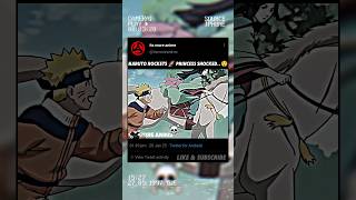 NARUTO ROCK 🗿 PRINCESS SHOCKED..😲 #anime #naruto #trending #narutoshippuden