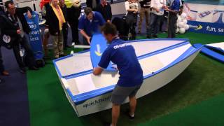 Folding Boat, Unfolded in 40 seconds! Only with Quickboats.