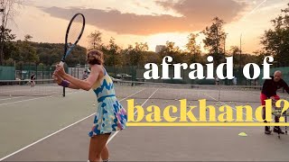 3 Tips to improve your backhand