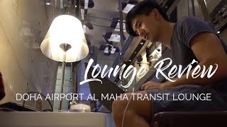 Lounge Review 貴賓室體驗｜在飛機上被偷了300美金？Al Maha Transit Lounge 杜哈機場貴賓室、龍騰卡、PP卡免費進入、吃飽喝足洗爽爽