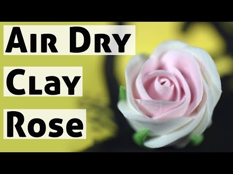How To Make Rose With Air Dry Clay
