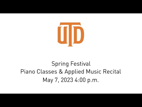 Spring 2023 Piano Recital 4 PM