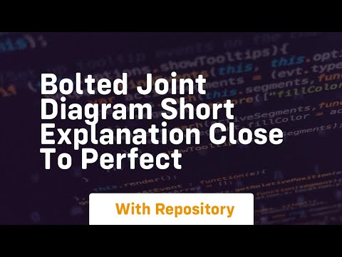 Bolted joint diagram short explanation close to perfect