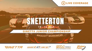 2025 Ginetta Junior Championship | Snetterton | Round 10 | LIVE