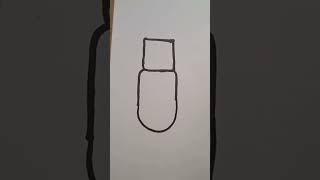 Pendrive drawing easy step by step  #drawing  #pendrive #shortvideo