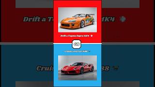 Would You Rather Drive a JDM Beast or a Supercar Icon? 🔥 | Vote Now! #car #shorts