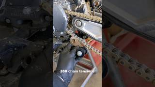 125 SSR Chain Tention installed 🙌#pitbike #ssr #ssr125 #125cc #dirtbike #chain