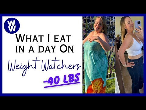What I Eat In A Day On Weight Watchers / WW Food Diary -40lbs