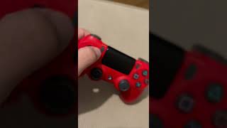 PS4 DualShock 4 Red Controller #asmr #gaming #PS4 #playstation #controller #snrsys #shorts