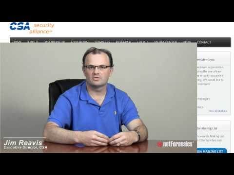 CSA and netForensics present Best Practices for MSPs and Secure Cloud Computing - Part 1/Intro