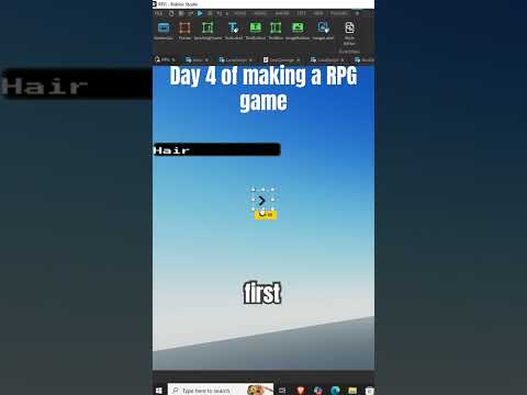Making my Roblox RPG game #roblox #robloxdevlog #devlog #day4