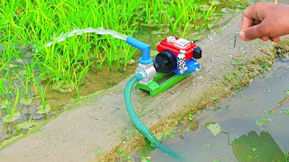 Mini diesel engine water pump | how to make water pump | @keepvilla | Mr Minitopics