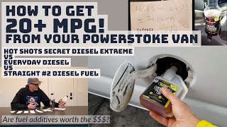 The SECRET to 20+ MPG! 7.3 Ford Econoline - Testing Fuel Additives - Powerstroke Diesel Fuel Economy