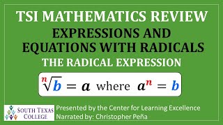 7.1 The Radical Expression