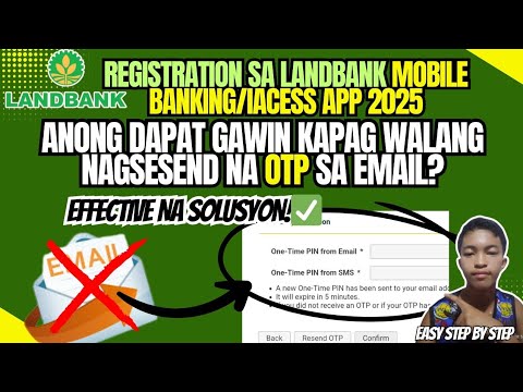 LANDBANK iAccess EMAIL OTP NOT RECEIVED| LANDBANK EMAIL OTP PROBLEM