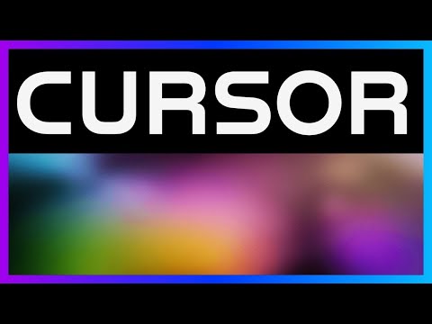 Overview of Cursor settings