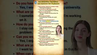 Job Interview in English? Practice with These Questions & Answers!