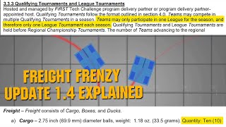 FTC Update 1.4 Explained | Remote Cargo Reduction and One League Freight Frenzy