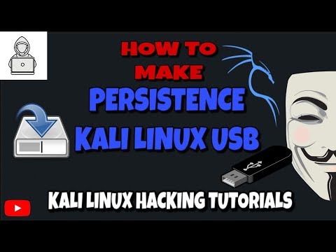 How to Make A persistence Kali linux USB/pendrive