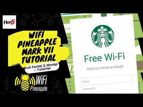 Phishing - Evil Portal Module - WiFi Pineapple Mark VII for pen testers - Hak5