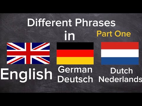 Learn Useful Phrases in English, German & Dutch | Vocabulary List Included!