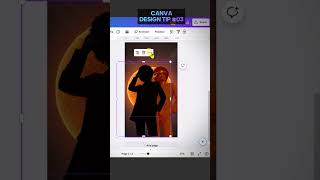How to Create Realistic Shadows in Canva!  #canvatips #canvahacks
