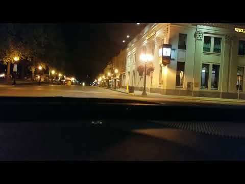 Downtown Baraboo Wisconsin  at Night